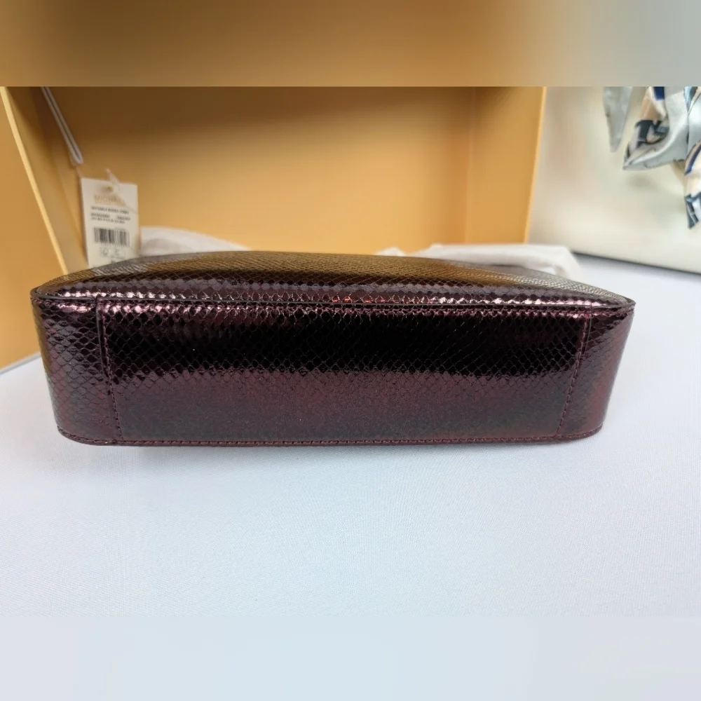 Michael Kors Oxblood Rouge Sombre Crossbody Tote and Wallet Box Set